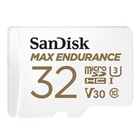 SanDisk 32 GB Max Endurance microSDHC Class 10 / UHS-3 Flash Memory Card with Adapter
