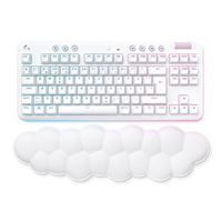 Logitech G G715 Wireless Gaming Keyboard (White) - Clicky