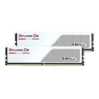 G.Skill Ripjaws S5 32GB (2 x 16GB) DDR5-5200 PC5-41600 CL36 Dual Channel Desktop Memory Kit F5-5200J3636C16GX2-RS5W - White