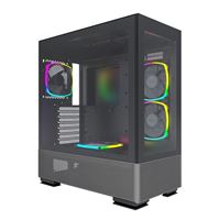 Montech SKY TWO Tempered Glass ATX Mid-Tower Computer Case - Black