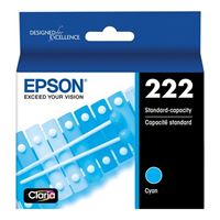 Epson 222 Standard Capacity Cyan Ink Cartridge