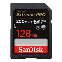 SanDisk 128GB Extreme PRO SDXC Class 10 UHS-3 V30 Flash Memory Card