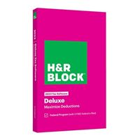 Block Financial Software H&R Block Tax Software Deluxe 2022