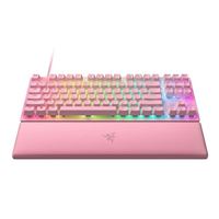 Razer Huntsman V2 Tenkeyless Optical Linear Red Switch Wired Gaming Keyboard - Quartz