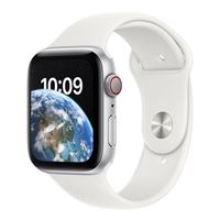 Apple Watch SE Cellular GPS 44mm Aluminum Case with Sport Band - Silver