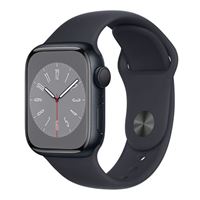 Apple Watch Series 8 GPS 41mm Aluminum Case with Sport Band - Black