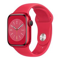 Apple Watch Series 8 GPS 41mm Aluminum Case with Sport Band - Red