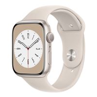 Apple Watch Series 8 GPS 45mm Aluminum Case with Sport Band - Starlight