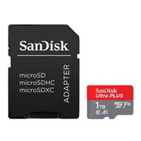 SanDisk 1TB Ultra PLUS MicroSDXC Class 10 / U1 / UHS-1 /  V10 Flash Memory Card with Adapter