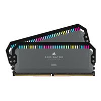 Dominator Platinum RGB 32GB (2 x 16GB) DDR5-6000 PC5-48000 CL36 Dual Channel Desktop Memory Kit CMT32GX5M2D6000 - Black