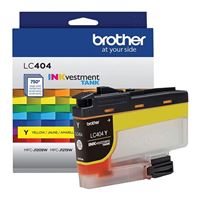 Brother LC404Y Standard Yield Yellow INKvestment Tank Ink Cartridge