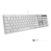 MacAlly Ultra Slim Mac USB Keyboard - Silver