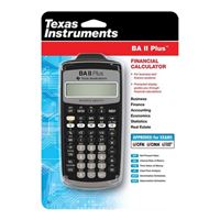 Texas Instruments BAII PLUS Business Calculator
