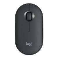 Logitech Pebble i345 Wireless Mouse for iPad - Gray