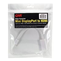 QVS Mini-DisplayPort Male to HDMI Female Digital Video Adapter