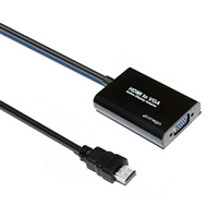Cirago HDMI to VGA Adapter with Audio 10 in. - Black