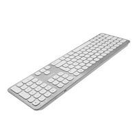 MacAlly Bluetooth Wireless Keyboard for Mac, iMac, Apple Mac Pro, Mac Mini, MacBook Pro/Air Laptop - Rechargeable Slim Full-Size Mac Wireless Keyboard (BTWKEYMB)