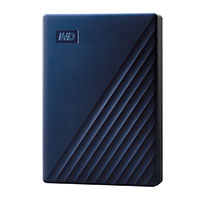 WD 4TB My Passport for Mac USB 3.2 Gen 2 (Type-A) External Hard Drive - Blue