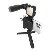 Digipower Like ME GoViral Vlogging Kit for Mobile Phone & Digital Cameras with Microphone, 36 LED Light, Smartphone Grip, Tripod Vlogging Equipment for Filming YouTube, Instagram & Tiktok Videos