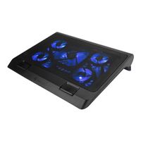 Accessory Power ENHANCE Gaming Laptop Cooling Pad Stand with LED Cooler Fans - Blue