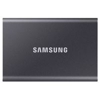 Samsung T7 Portable SSD 1TB USB 3.2 Gen 2 External Solid State Drive Up to 1050MB/s Read Speed - Gray (MU-PC1T0T/AM)