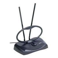 RCA Indoor Passive Antenna with Built-in Coaxial Cable
