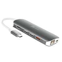 j5create JCD384 USB-C 9-in-1 Multi Adapter