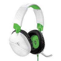 Turtle Beach Recon 70 Wired Gaming Headset w/ Leather Wrapped Ear Cushions for Xbox One, PlayStation 4 Pro, PlayStation 4, Nintendo Switch, PC, and Mobile - White/Green