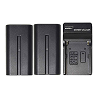 Savage 2-Pack of NP-F750 Lithium Ion Batteries w/ Charger