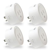 Energizer Connect Smart Indoor Plug with Automation, Remote Access and Voice Control - 4 Pack