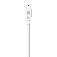 Kanex USB 2.0 (Type-C) to USB Mini-B 5-Pin 4 ft. Cable - White