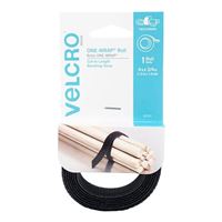 VELCRO 90302 ONE-WRAP Roll 4’ x 0.75&quot; - Black (1 Roll)