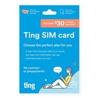 Ting Bring Your Own Phone LTE 3-in-1 SIM Card Kit w/ $30 Free Service Credit