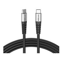 EZQuest Inc. DuraGuard USB Type-C to USB Type-C Charge and Sync Cable 3.94 ft. (1.20 m) - Black