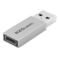 EZQuest Inc. SuperSpeed Gen 2 Double-Sided USB-C Female to USB 3.0 Male Mini Adapter