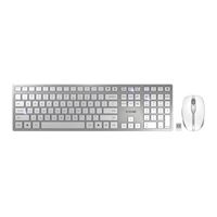 Cherry DW 9100 SLIM Wireless Keyboard and Mouse Combo - White