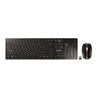 Cherry DW 9100 SLIM Wireless Keyboard and Mouse Combo - Black