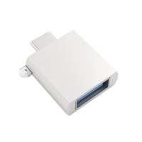Satechi USB 3.1 (Type-C) Male to USB 3.1 (Type-A) Female Adapter - Silver