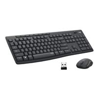 Logitech MK295 Silent Wireless Keyboard and Mouse Combo - Graphite