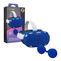 Hyperkin GelShell Headset Silicone Skin and Lens Cover Set for Oculus Quest 2 - Blue