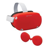 Hyperkin GelShell Headset Silicone Skin and Lens Cover Set for Oculus Quest 2 - Red