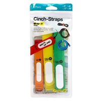 Wrap-It Cinch Strap Variety Size (8 Pack) - Blue/ Green/ Yellow/ Orange/ Red