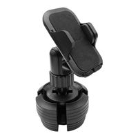 MacAlly Grip Clip Cup Holder Phone Mount Extra Long Adjustable