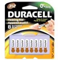 Duracell EasyTab Hearing Aid Battery #312
