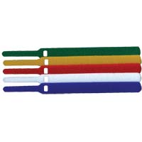 Inland 8&quot; Cloth Reusable Multi Color Cable Ties 25-Pack