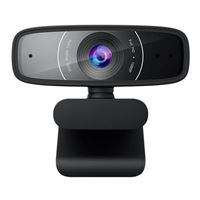 ASUS Webcam C3 1080p HD USB Camera Beamforming Microphone, Tilt-adjustable, 360 Degree Rotation, Wide Field of View, Compatible with Skype, Microsoft Teams and Zoom