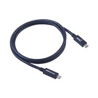 EZQuest Inc. USB 3.1 (Gen 2 Type-C) Male to USB 3.1 (Gen 2 Type-C) Male Charge/ Sync USB Cable 3.3 ft. - Black