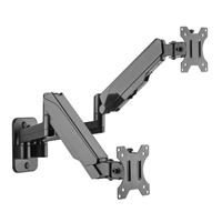 Inland Dual Screen Wall-Mounted Gas Spring Monitor Arm for 17 - 32&quot; Displays