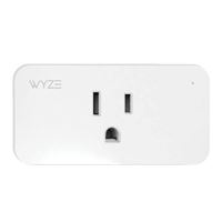 Wyze WLPP1CFH Plug Smart Home Plug App Controlled White