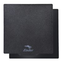 Creality Black Powder Coated PEI Magnetic Flexible Steel Plate for Ender-3 Pro/3 V2/3 S1/3 S1 Pro
